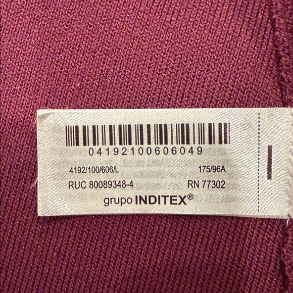 Zara Deep Red Sleeveless Dress with Buttons - Picture 7 of 9